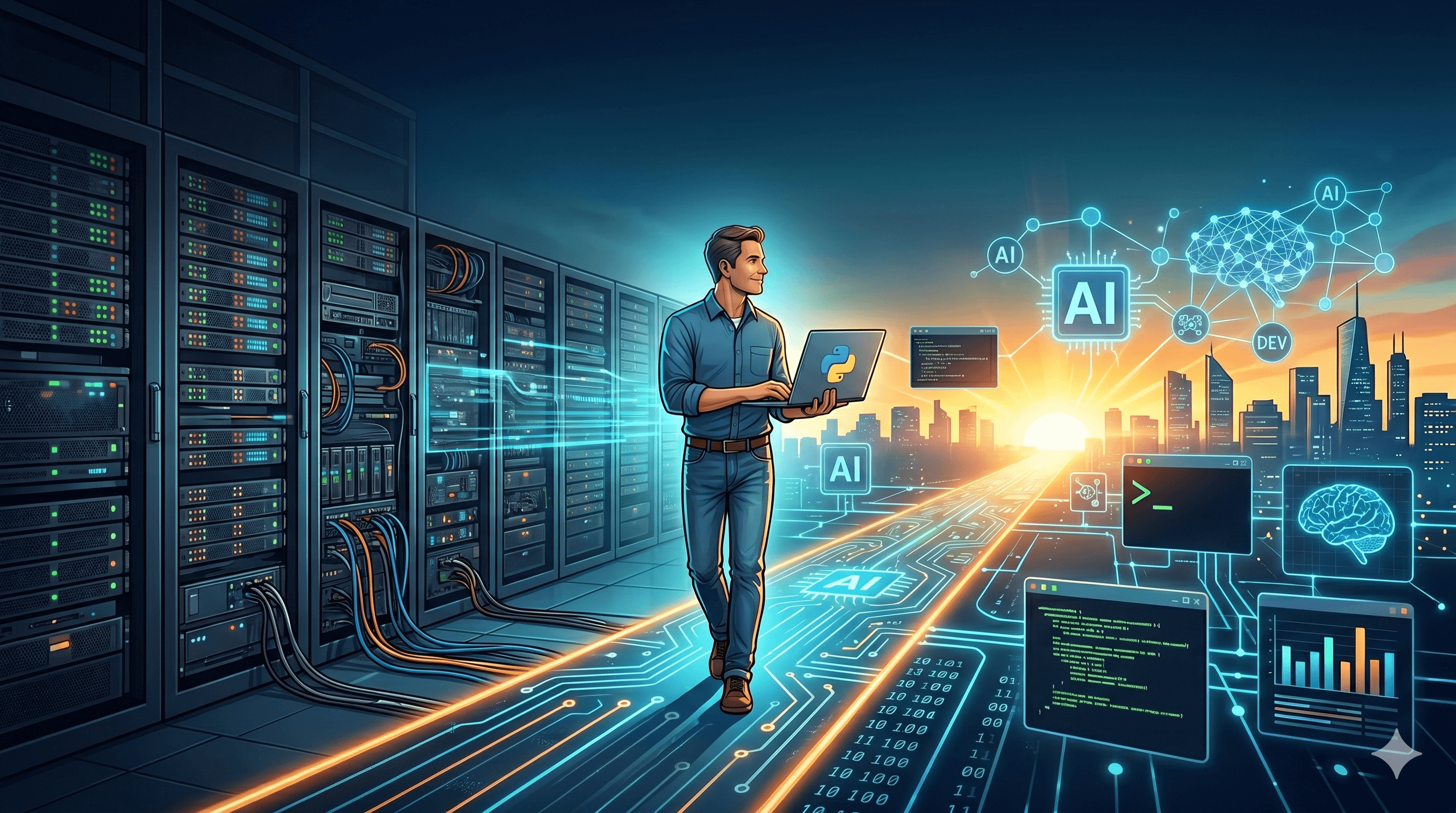 Hello World: A Systems Manager's Pivot to Consulting, Code, and AI